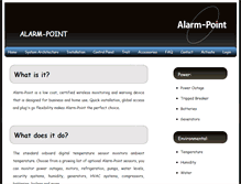 Tablet Screenshot of alarm-point.com